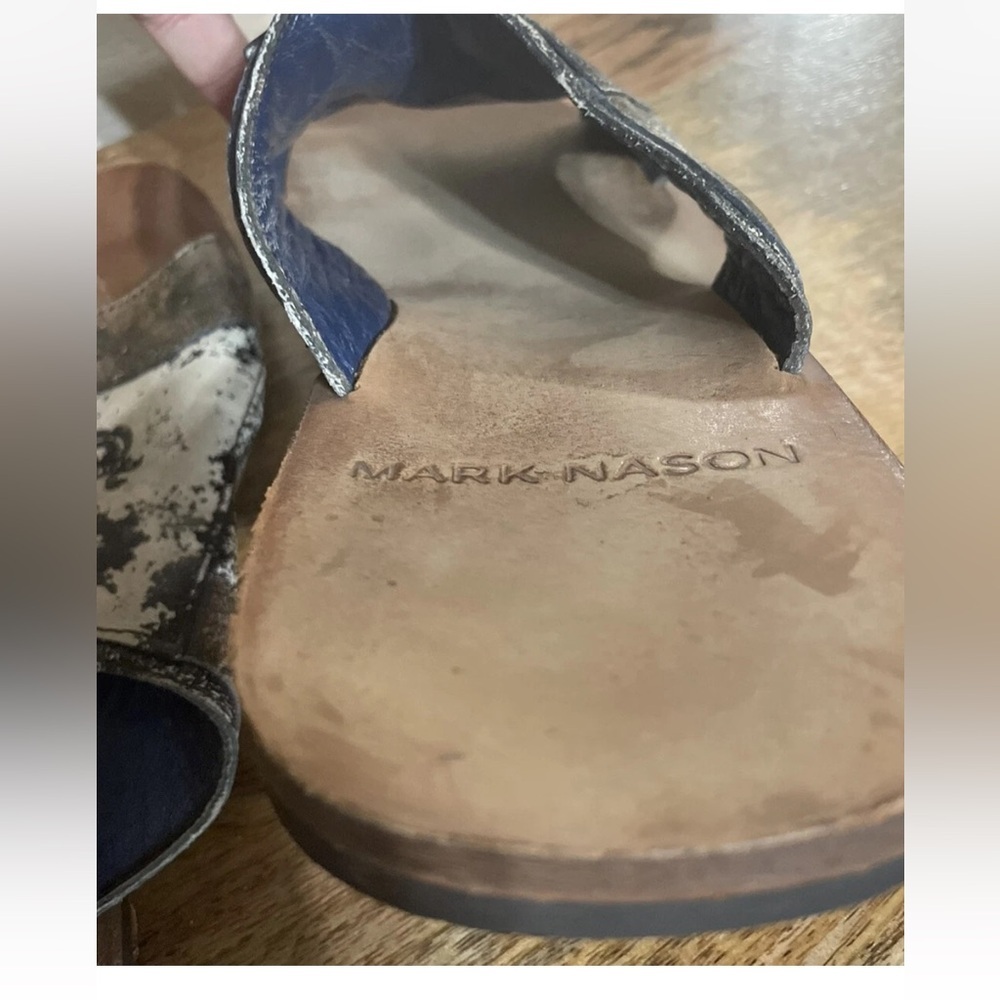 MARK NASON Sandals Size 9 Handmade In Italy Rare - Picture 11 of 11